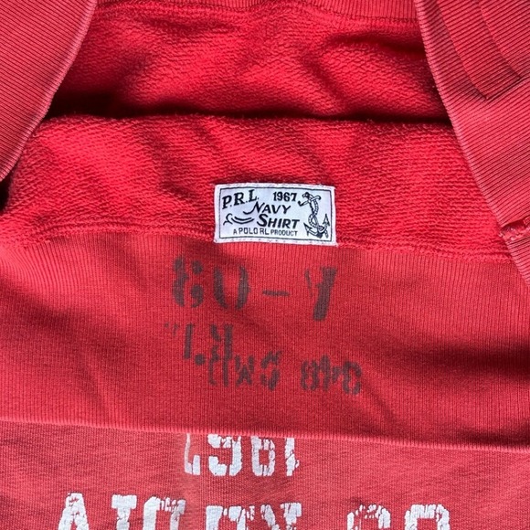 Polo Ralph Lauren Yukon Field US-RL DIV 1967 Red Graphic Sweatshirt Mens Medium - Picture 6 of 9